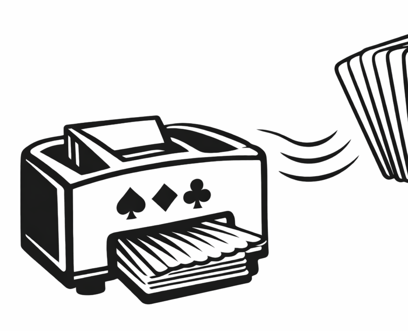 Spielkarten-Mischmaschinen