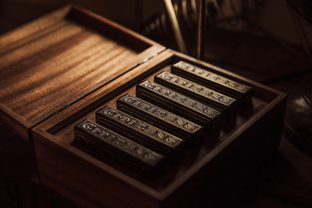 Citizens Spielkarten Wood Box
