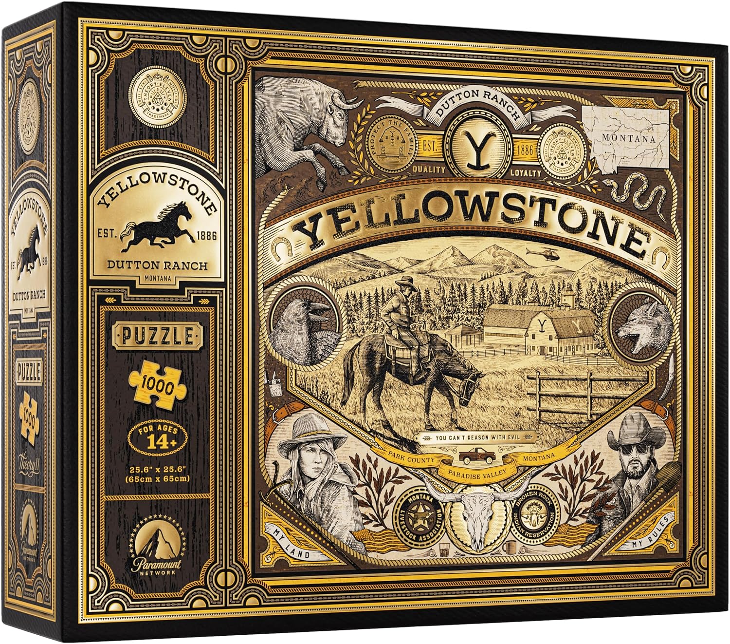 Yellowstone Playing Cards / Puzzle