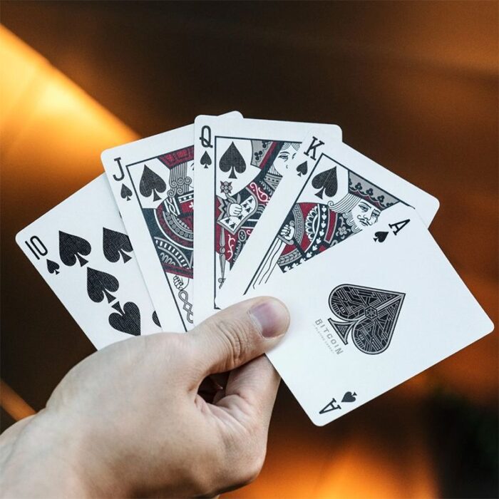 Bitcoin Spielkarten - Black Edition