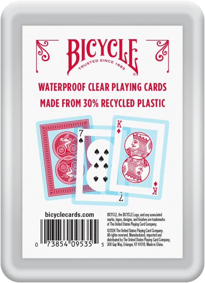 BicycleWaterproofClearSpielkarten