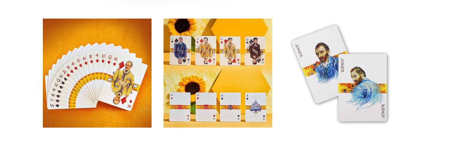 Van Gogh Flowers Spielkarten