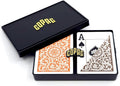 Copag Poker Size Jumbo Index – 1546 Orange und Braun Setup