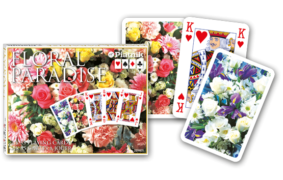 Floral Paradise Spielkarten Rommé & Bridge