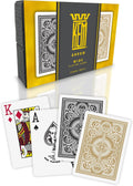 KEM Arrow Poker, Black & Gold Wide Jumbo