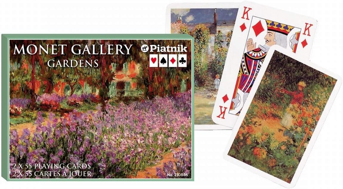 Monet Gardens Spielkarten Piatnik