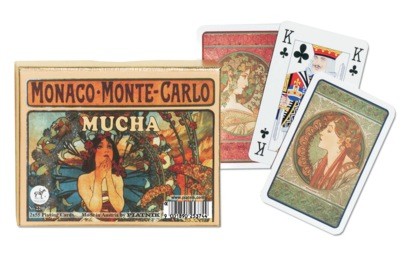 Mucha Monte Carlo Spielkarten
