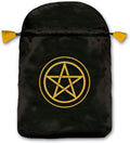 Pentagramm Satin Tarot-Tasche