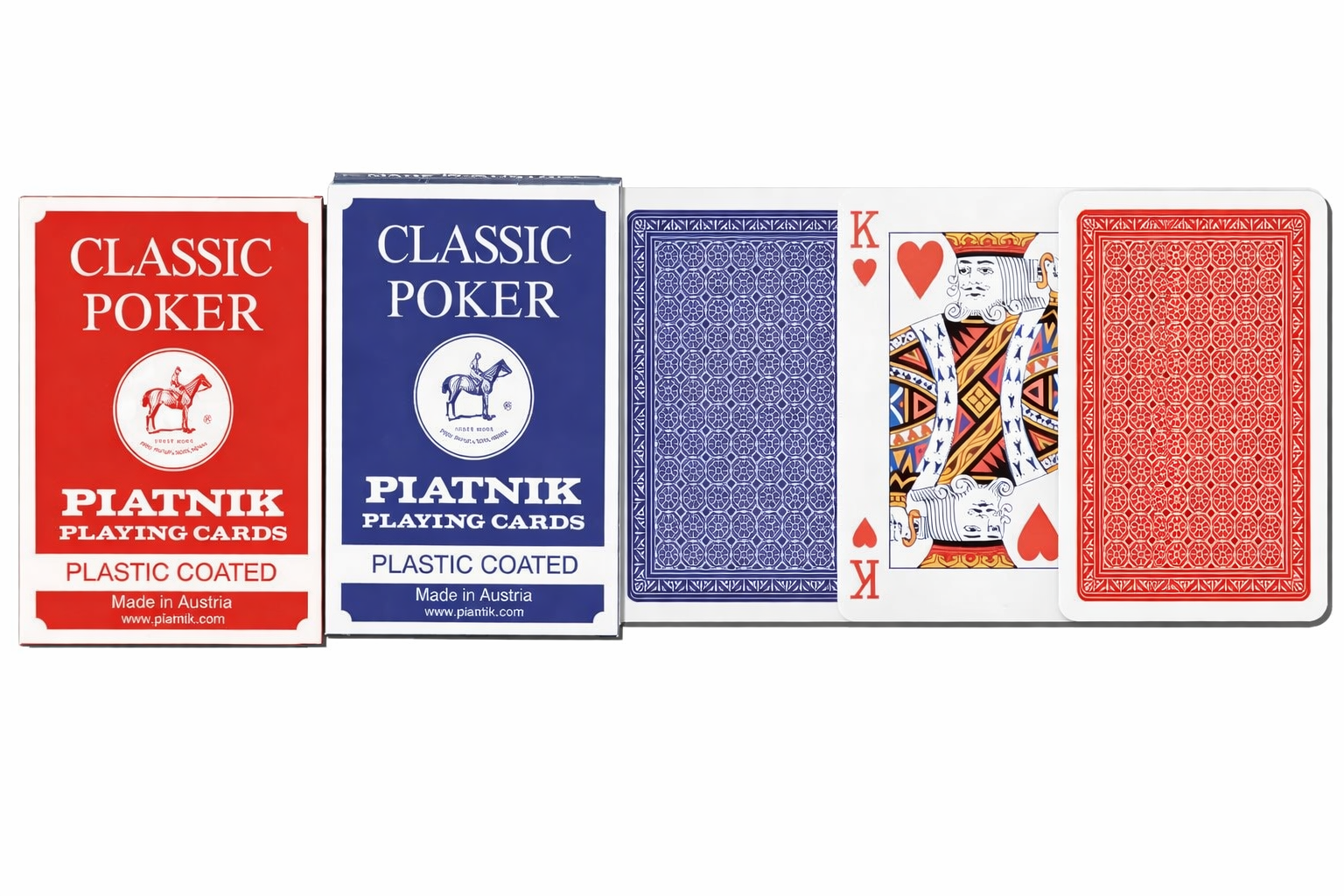 Poker Classic Einzeldeck Piatnik Spielkarten