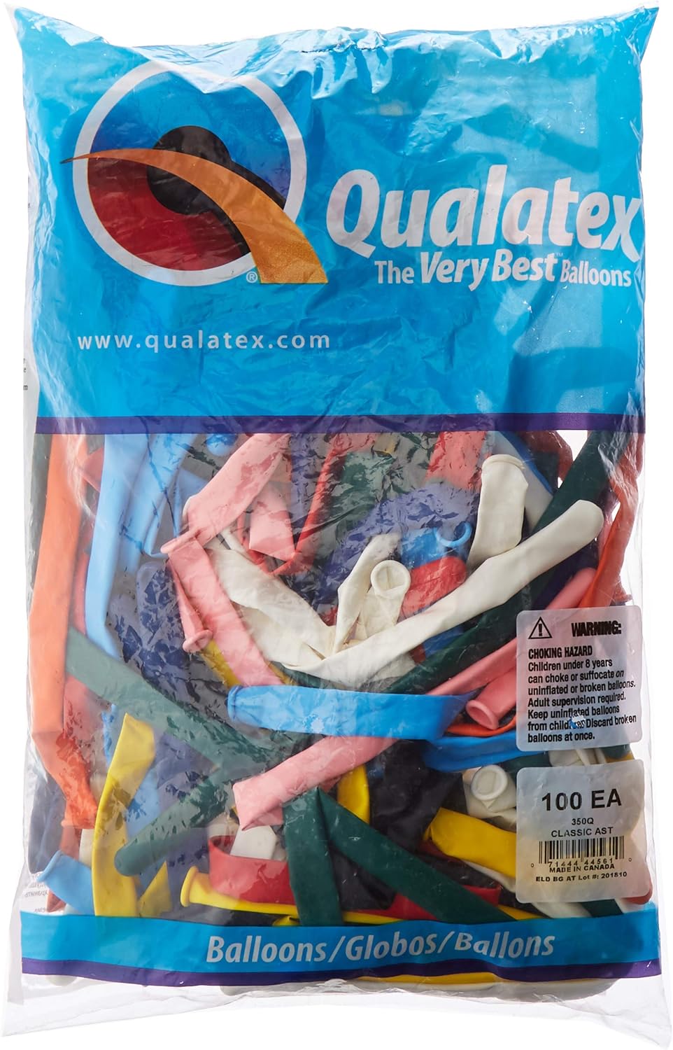 Qualatex 350Q Latex Balloons, 3" x 50"