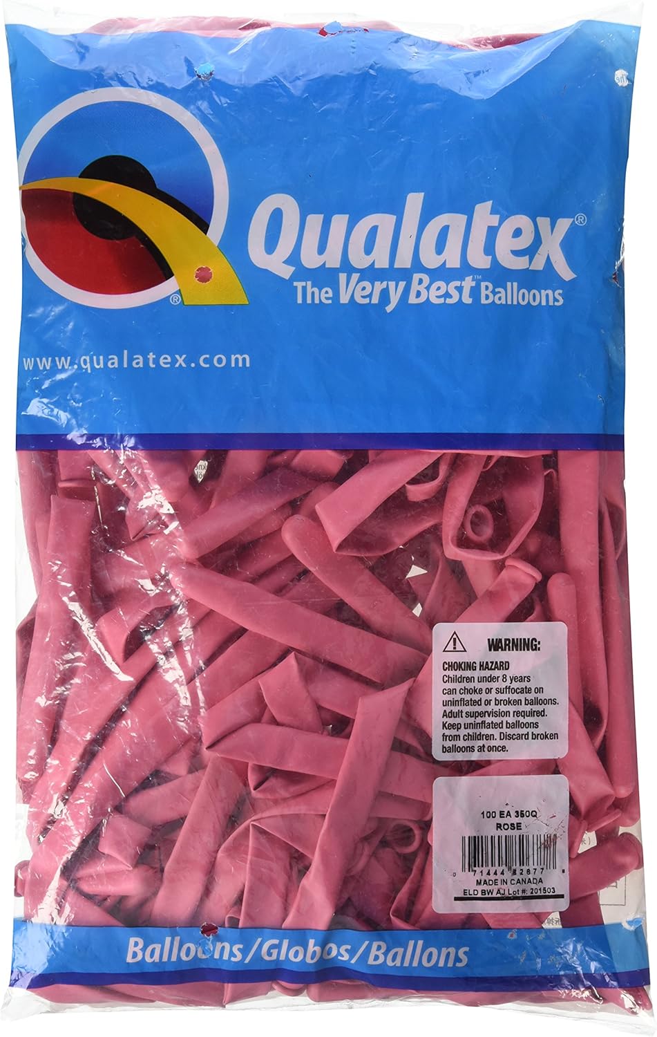 Qualatex 350Q Latex Balloons, 3" x 50"