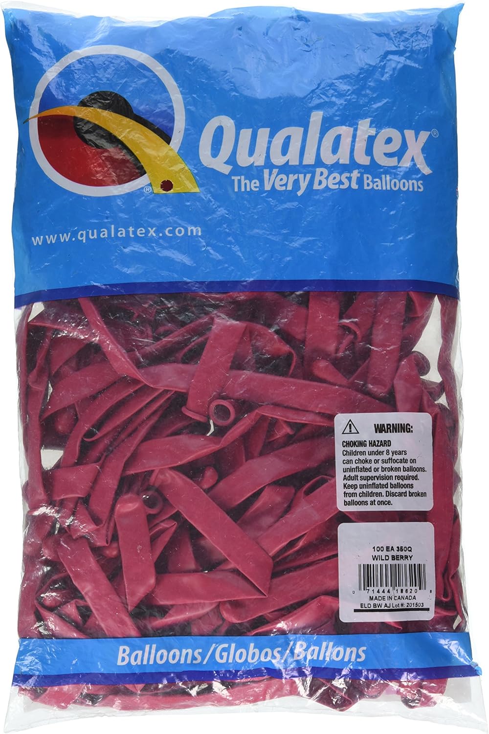 Qualatex 350Q Latex Balloons, 3" x 50"