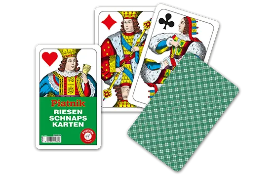 Riesenschnapskarten Piatnik Präsentationskarten