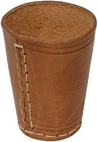 Wuerfelbecher-Rindleder