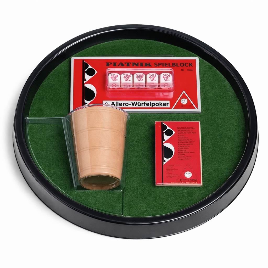 Würfeltablett im Set