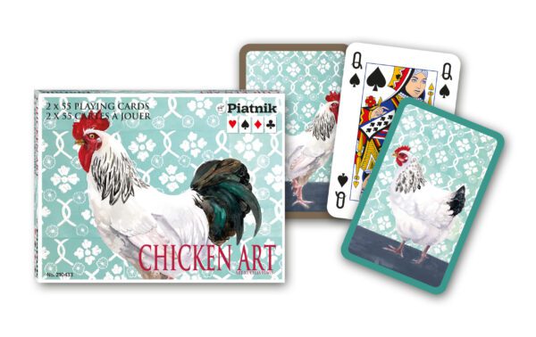 Chicken Art Spielkarten