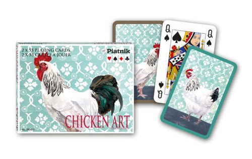 Chicken Art Spielkarten