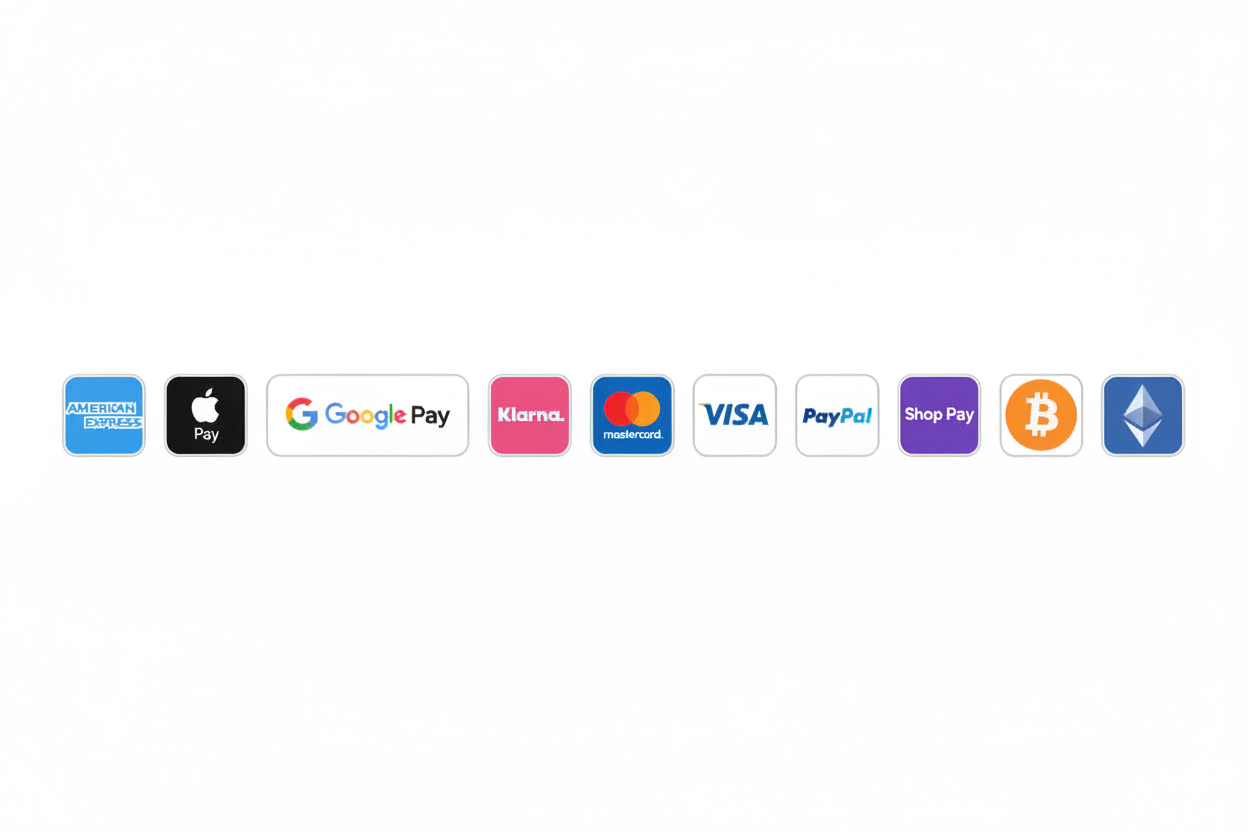 Flache Payment Icons Version