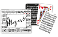 Mozart black & white Spielkarten